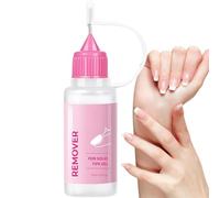 Press On Dissolvant de colle à ongles - 15 ml - Gel solvant résistant aux éclats pour réparation en douceur - Manucure de voyage