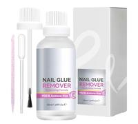 Press On Dissolvant de colle à ongles - 50 ml - Enlèvement immédiat - Convient pour les ongles pressés, pour les déplacements, les fêtes, la maison, les amies, les sœurs, les filles
