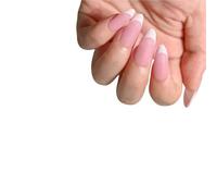 Press on nails 100 faux ongles à coller, courts, moyens, carrés, portables, 10 tailles, couverture complète, décoration des doigts pour Manucure(Color5)