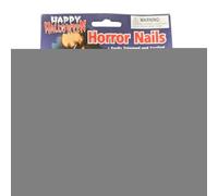 Press on Nails, False Gothic Nails, Halloween Fingernails, Full Cover Long Shape, Reusable Decorative Tips, Costume Role Play Party Use, Size See Picture Black Red 10 Pieces