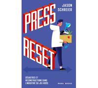 Press Reset - Jason Schreier - Mana Books - broché - Livre-jeu