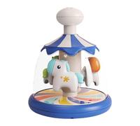 Press Spinner Toy - Développe la motricité avec un jeu de cause à effet, conception d'aspiration rotative colorée, action de poussée + mouvement de rotation fluide, construction en plastique durable s