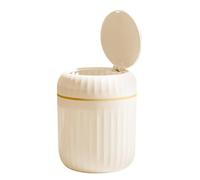 Press Top Desktop Trash Can With Lid | Small Tabletop Waste Bin, Light Luxury Mini Garbage Bin For Bedroom, Office, Living Room, Bathroom, Bedside Table Indoor Outdoor