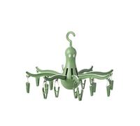 PRESSA IKEA Séchoir à Linge avec 16 Pinces à Linge Turquoise/Bleu pâle