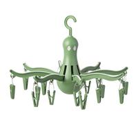 PRESSA IKEA Séchoir à Linge avec 16 Pinces à Linge Turquoise/Bleu pâle