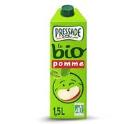 PRESSADE - Nectar Bio Pomme 1.5 L - Lot De 4