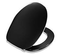 Pressalit 2000 WC siège 124001-UN3999 noir, charnière universelle UN3, acier inoxydable, avec revêtement, standard
