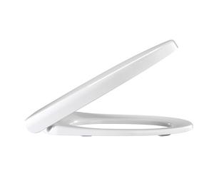 Pressalit 300+ abattant WC avec couvercle avec fermeture douce montage supérieur blanc 760000-da6999