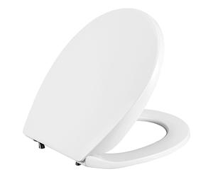 Pressalit Calmo abattant de WC softclose incluant charnière universelle blanc 556000-d15999