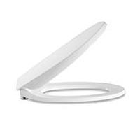 Pressalit Calmo WC siège 556000-D02999 blanc , avec couvercle, abaissement automatique, Universal - Flex D02 avec ancre inclinable