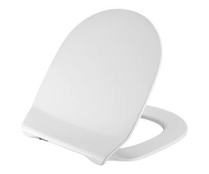 Pressalit Connexion abattant WC avec couvercle avec softclose avec charnière uni, combi, montage supérieur blanc 980011-de9999