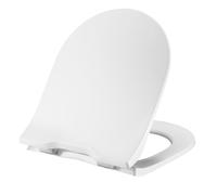Pressalit Objecta D Pro WC siège 997011-DF7999 blanc polygiene, sans couvercle, standard, charnière fixe DF7, acier inoxydable