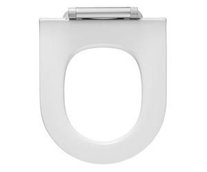 Pressalit Projecta d solid pro polygiene abattant de WC softclose sans couvercle blanc 1007011-dg4925
