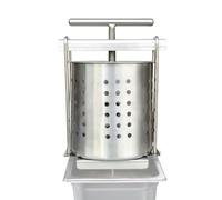 Presse - 15.5x13x23cm 2.5L | Vis manuelle | Extracteur de jus | Passoire multifonction pour miel, fruits, fromage, pour apiculteur, maison et cuisine