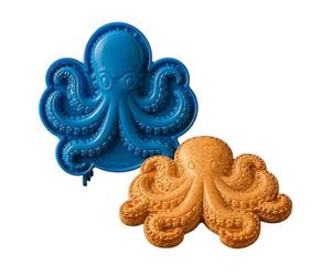 Presse à à la main réutilisable festive, motif animaux marins | Emporte-pièces en forme de moule pour biscuits, fruits, citrouille, desserts, bricolage, Noël, Halloween, poulpe d'automne