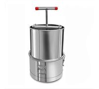Presse à abeilles avec seau en acier inoxydable, extracteur de miel, extracteur de cire d'abeille, machine d'apiculture, extracteur manuel pour la fabrication de vin, de miel et de jus, + protection