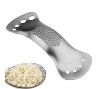 Presse à ail 8 trous ergonomique passe au lave-vaisselle - Outils de cuisine sûrs pour l'ail type Rocker, pour le gingembre, utilisation en intérieur et en extérieur, maison, cuisine,