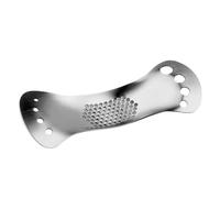 Presse à ail en acier inoxydable, hachoir manuel antidérapant, outils de cuisine sûrs pour l'ail type rocker - Pour gingembre, utilisation intérieure et extérieure, maison, cuisine,