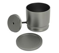 Presse à anneaux de dosage de café 58 mm, en alliage d'aluminium anti-vol, sélecteur poudre café, porte-filtre dosage pour les amateurs baristas à domicile, distribution précise (Grise)