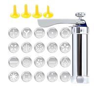 Presse À Biscuits En Acier Inoxydable,Ustensile De Patisserie En Acier Inoxydable Pour Biscuits | Accessoire De Cuisson Pour Cookies - Pour Noël Fêtes Maison Appartement Restaurant Cuisine Hommes Femm