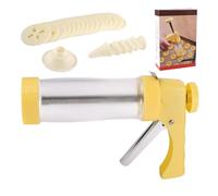 Presse à biscuits, Presse à biscuits pour pâtisserie | Machine à biscuits - Presse à biscuits Spritz avec 16 disques de presse à biscuits et 6 pointes de glaçage, machine à biscuits, ay