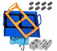 Presse à brique électrique 550 W, temps de cycle de 45 s, sortie 30 unités/heure, force de 23 kN pour la construction, les chemins de fer, les pavés creux de jardin et les blocs de trottoir