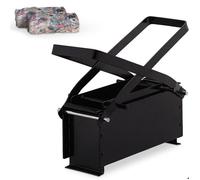 FISHTEC - Presse à Briquettes de Papier Presse Papier, Compacteur Papier Carton Journaux - pour Tout Type de Papier, Économique et Pratique - Presse Noire en Fer Robuste