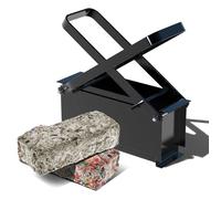 Presse à briquettes de papier en acier,compacteur de papier de recyclage manuel,noir,L