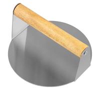 Presse à Burger en Acier Inoxydable, Presse à Hamburger 14cm, Presse Steak Haché Rond, Presse à Galettes Antiadhésive, Smash Burger pour Hamburgers, Galettes, Barbecue