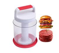 Presse à Burger Moule à Steak Haché Antiadhésif avec Séparateurs en | Emporte-Pièce à Burger BBQ pour Parents Pressés Repas BBQ Fêtes en