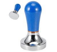 Presse à café, 5,7 x 10 cm (2,2 x 3,9 pouces), en alliage d'aluminium, marteau pour expresso, outil de presse à café (Bleu foncé)
