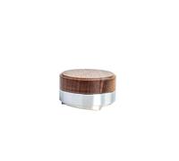 Presse À Café 51/53/58,5 Mm, Outil De Distribution De Café, Tête De Couvercle En Noyer, Niveleur Expresso, Compatible Avec Porte-filtre Expresso, Presse À Main(58.5mm Distributor)