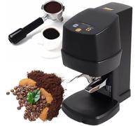 Presse à café automatique avec pression réglable de 10 à 30 kg, pilon à café automatique, bol à poudre à induction avec marteau à poudre de 58 mm,Black