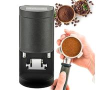 Presse à café électrique Automatique de 58 mm, Presse à Poudre de Grains, Pression de 5 à 30 kg, 1 à 3 Temps de bourrage réglables, Parfait pour Les Baristas et Les Amateurs de café, Noir