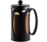 Presse à café française, Bodum, verre, 1 l, noir/transparent