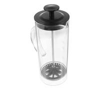 Presse à Café Manuelle Simple à Utiliser en Verre, 480ml, Noir | Cafetière à Lait Pratique Couvercle, Facile Mousser, 480ml, pour Restaurants et Présents