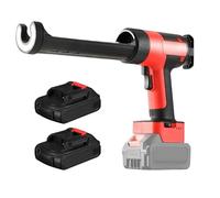 Presse à cartouche sans fil compatible avec batterie Makita 21 V, seringue électrique en silicone pour cartouches de 280 à 330 ml, pistolet en silicone sans fil avec poussée de 800 kg, 6 vitesses