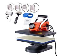 Presse à Chaud 8-En-1 Machine De Sublimation Textile Avec Rotation à 360°30,5x38cm