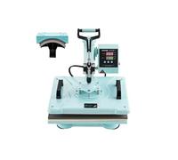 Presse à Chaud Contrôle Numérique Précis 2-En-1 Double Isolation 30x38cm 1050W Vert