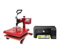 Presse à Chaud Swing 38cm pour Sublimation sur T-Shirt & Imprimante
