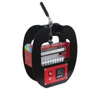 Presse à chaud pour stylos à bille, machine d'impression à dix stations avec écran LCD, minutage de 0 à 999 s, contrôle de température de 0 à 250 °C, petite presse à transfert thermique