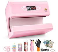 Presse à Chaud pour Tasses 30 OZ - Presse Automatique à Tasses Mugs Durable et efficace - Presse de Transfert - Articles Personnalisés Sublimation - Rose