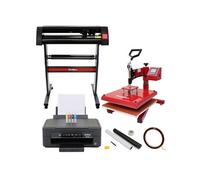 Presse à Chaud Swing 38cm, Découpe Vinyle 72cm, Imprimante & Kit de Traçage