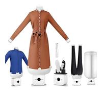 Presse à chemise de voyage 3 en 1 - Refroidisseur de vêtements compact à air chaud - Mains libres - Léger - Pour voyage d'affaires