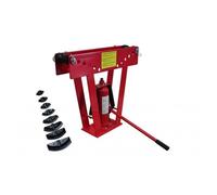 vidaXL Presse à cintrer hydraulique 16 T 8 matrices Universelle
