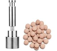 Presse à comprimés manuelle,outil de presse à pilules en acier inoxydable,dispositif de fabrication de tranches de sucre,machine de moulage de comprimés de lait faits maison(6mm)