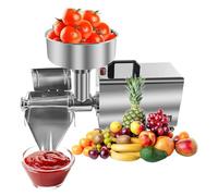 Presse à confiture électrique 450 W en acier inoxydable, presse-fruits et sauces, pour réaliser de la confiture de fraises, de myrtilles et autres sauces.