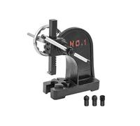 VEVOR Presse à crémaillère manuelle 1 t – volant, hauteur max 15 cm, fonte robuste