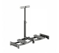 Presse à Cuisses Pliable Antidérapant, Gris | Conception Compacte Au Sol, Entraîneur s Adducteurs, Robuste, Simulateur Marche, pour Maison