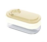 Presse à Dumplings en Plastique pour robuste avec Rangement Intégré - Outil de Cuisine pour Raviolis et Boulettes Familiales 26x17cm(Khaki)